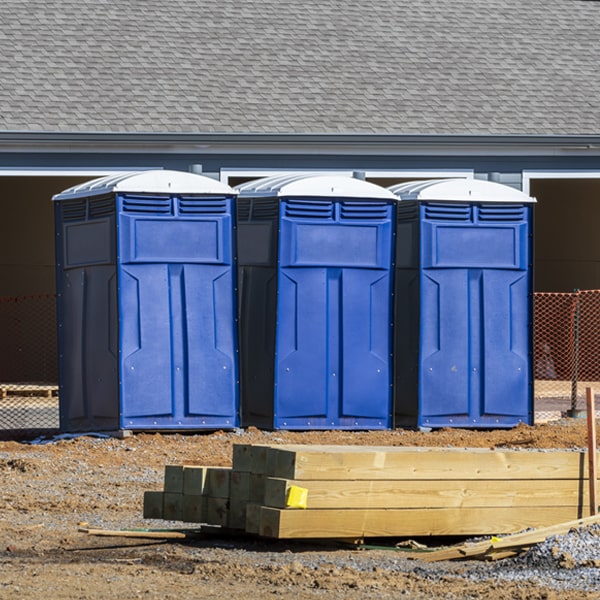 how can i report damages or issues with the porta potties during my rental period in Cut Bank Montana